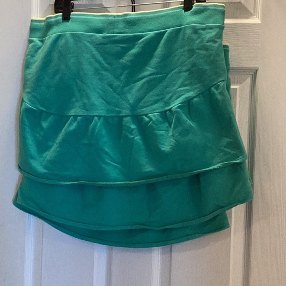 Aqua Green Le Tigre Skirts with yellow stripes - Picture 6 of 7